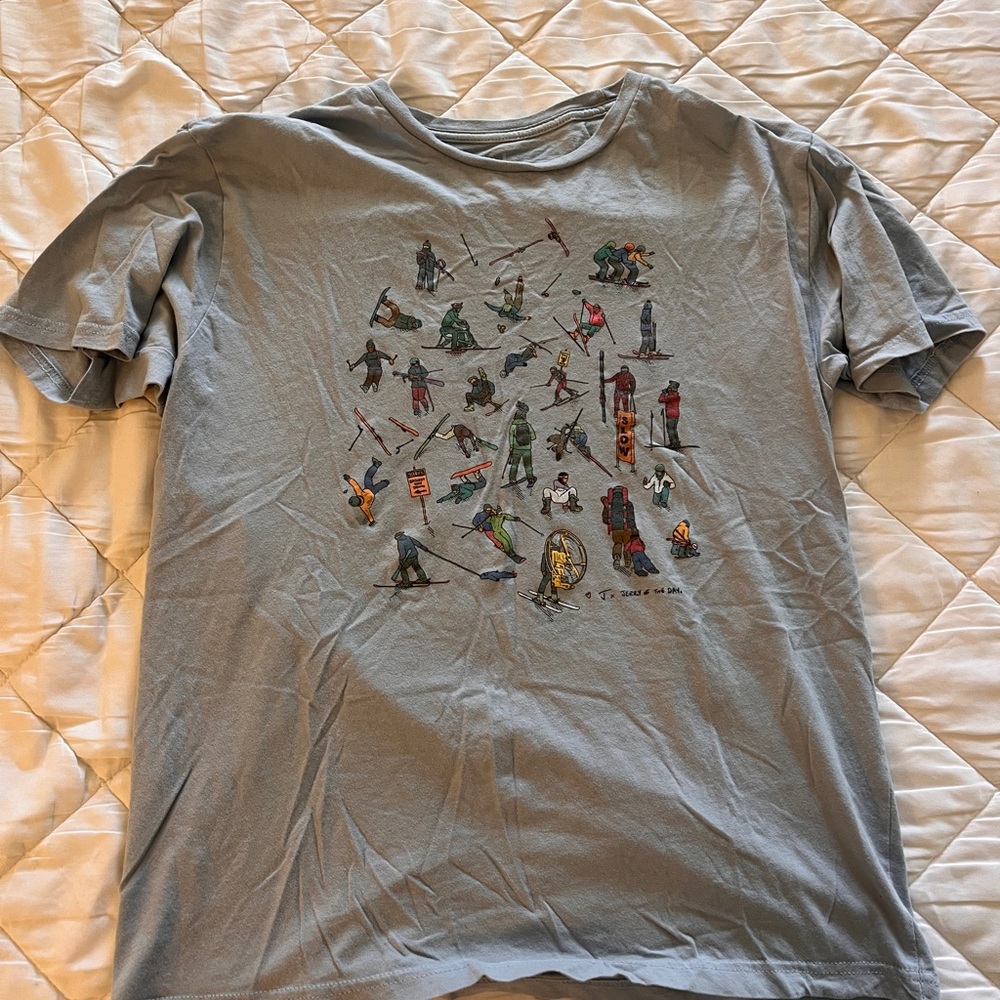 Jerryoftheday x Jskis Men's Graphic Short Sleeve Tee - Gray